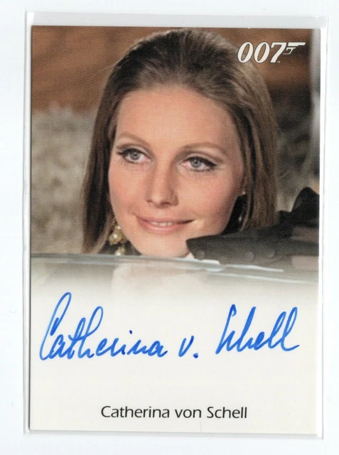 JAMES BOND 50TH Anniversary Series 1 Autograph Card Catherina Von ...