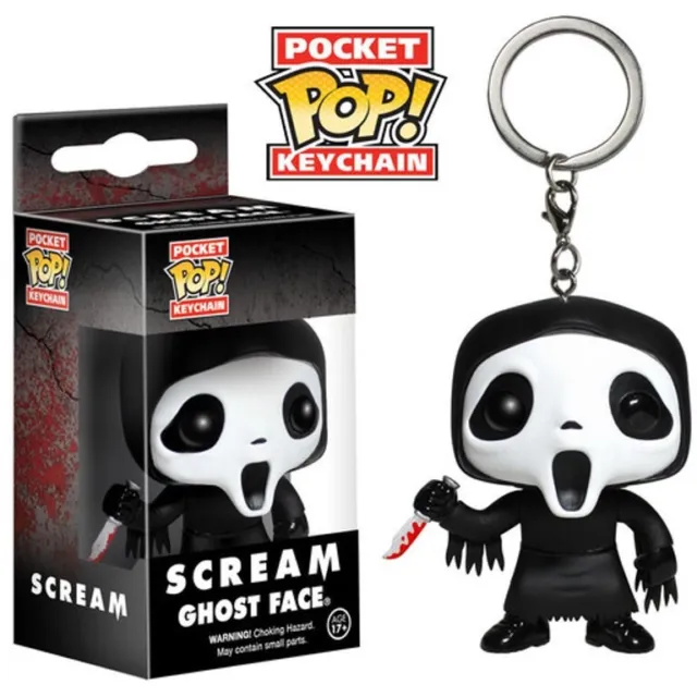 Funko Pop - Scream - GHOSTFACE keychain - ghost face - pocket pop! authentic
