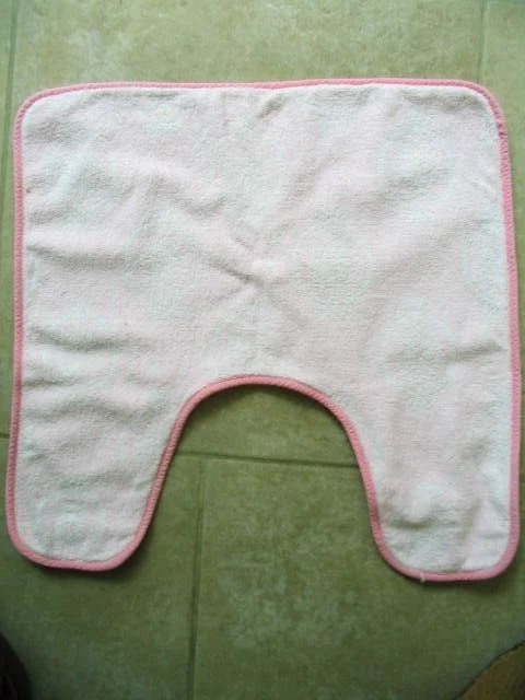 Tapis De Bain Contour Wc En Chenille, Tapis De Toilette Douces