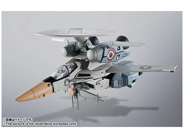 HI-METAL R Super Dimension Fortress Macross VE-1 Elint Seeker, Action Figure 140 Mm In Die-Cast, Con Accessori - 2