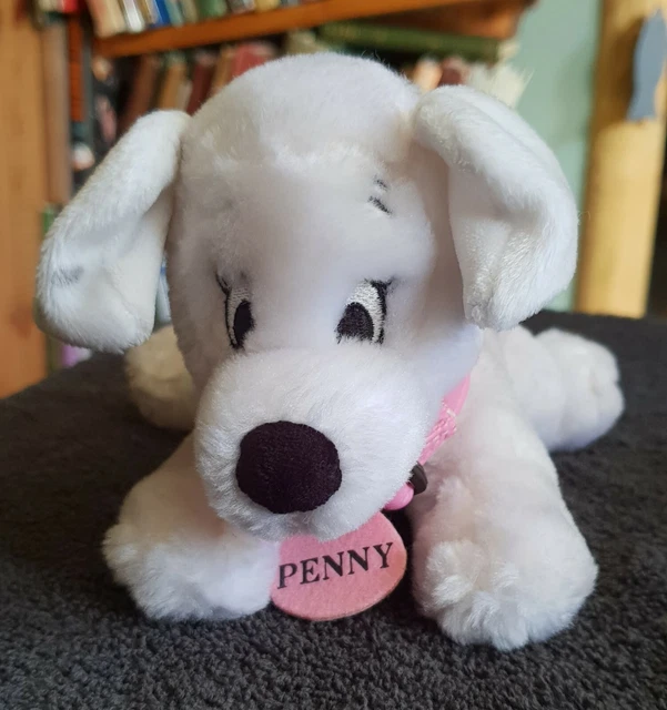 DISNEY STORE 101 Dalmatians Dalmations Penny Puppy Dog Collar Tag Plush