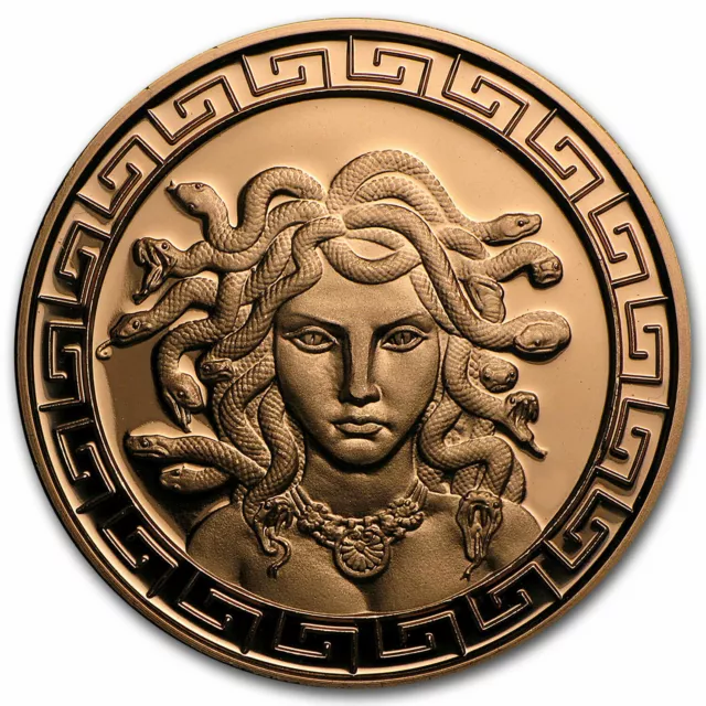 1 oz Copper Round - Medusa