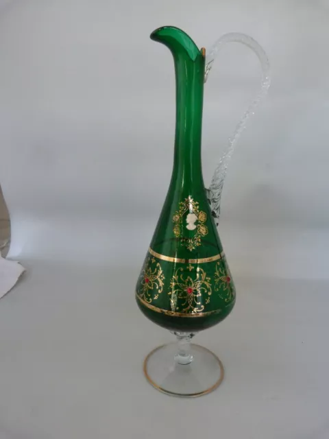 grand vase aiguillere murano au camée tres belle piece