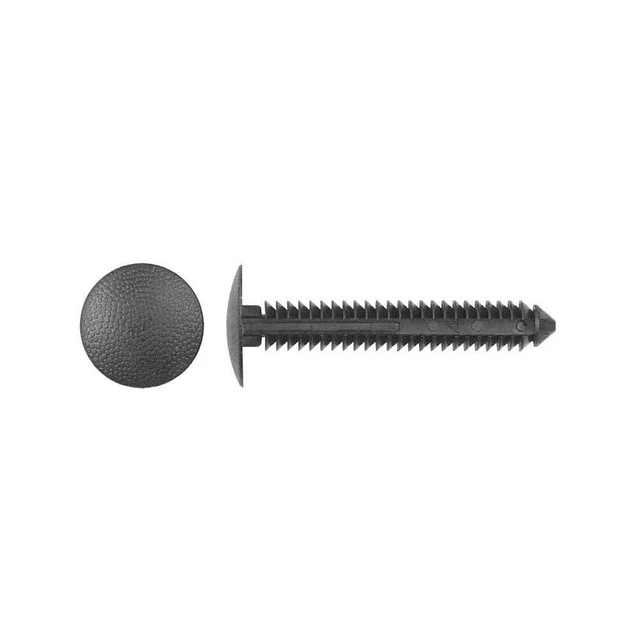 GRAINGER APPROVED 10064PK Retainer,Blk Nylon,6.3mm, 45mm L,PK25