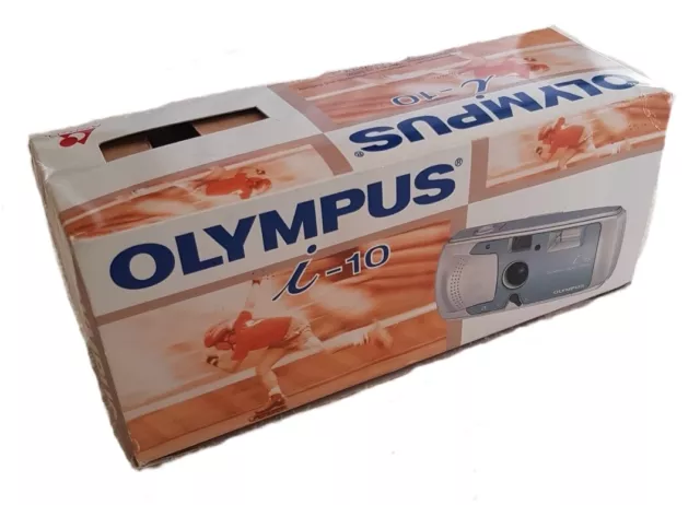 OLYMPUS i-10 KAMERA APS FILM VERPACKT mit HÜLLE BRANDNEU UND NIE BENUTZT