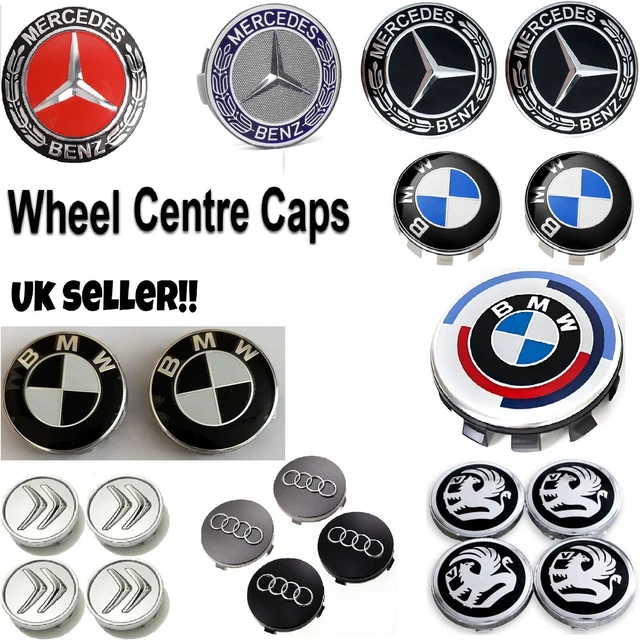 Biomar Labs 4 x 68 mm Wheel Centre Hub Caps Compatible for BMW 36136783536 Alloy