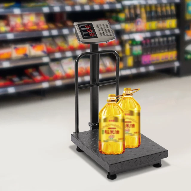 300KG Digital Floor 16" x 20" Bench Scale Electronic Platform Shipping 300 kg