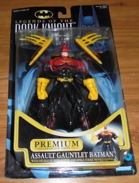 Legends of Dark Knight Prem Coll Series Assault Guantl BATMAN Figure Kenner 1996