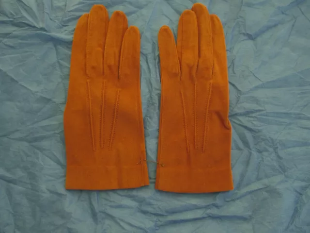 Gants cuir - Daim - Neufs -Dames - Taille 6 3/4 - Guibert Frères - Vintage 2