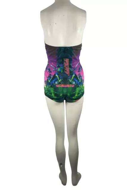 Motel Rocks women's floral multi tube bodysuit size M 2