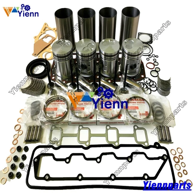 4TNV84 4TNV84T Overhaul Engine Rebuild Kit Piston Ring Bearing Set For Yanmar