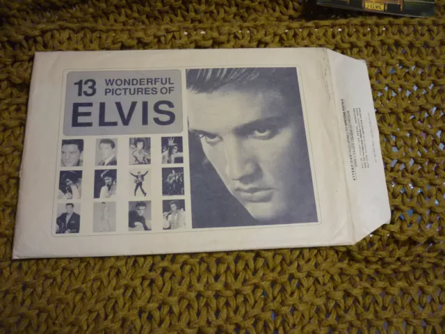 Elvis Presley - 13 Wonderful Pictures of Elvis Envelope orig Italy 1967