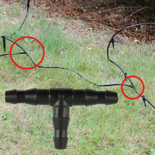 100PCS DRIP IRRIGATION Joint Multifunction Irrigation Pipe Durable