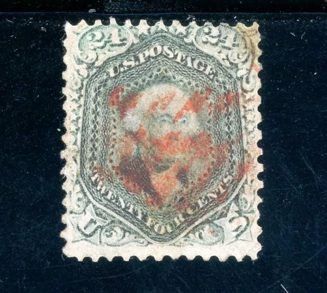 USAstamps Used VF US Serie 1861 Civil War Issue Washington Scott 70b