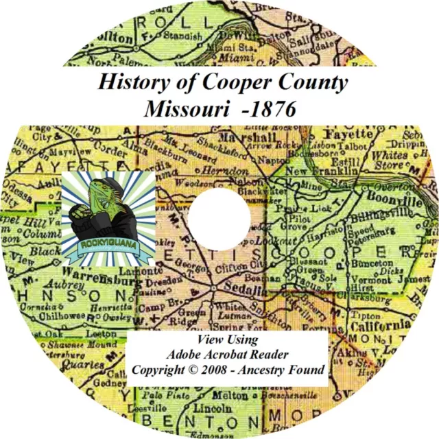 1876 History & Genealogy of COOPER County Missouri MO