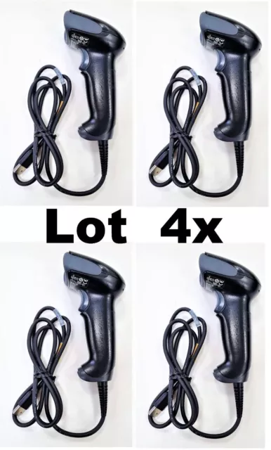 Lot 4x HONEYWELL 1450g 1450G2D-2-INT Handheld Barcode Scanner QR Code reader