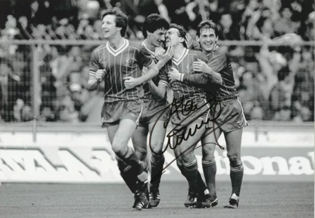 ALAN KENNEDY Signed In Person 12x8 Photo LIVERPOOL Photo Proof COA