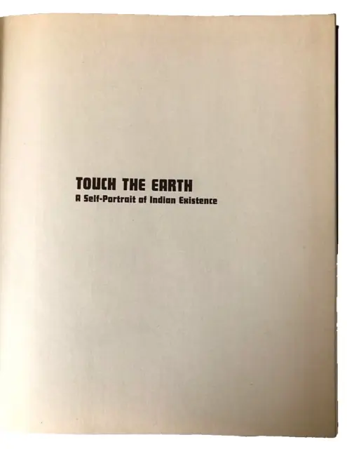 1971 Touch the Earth Book (AG34)