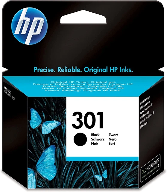 CARTUCCIA ORIGINALE HP301 CH561EE 4ml NERO DESKJET 1000 ENVY 4500 OFFICEJET 260