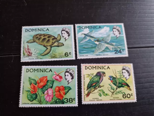 Dominica 1970 Sg 303-306 Flora And Fauna Mnh
