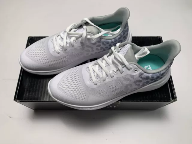 Zapatos de golf para mujer FootJoy FJ Flex blancos grises talla 7 (95767)