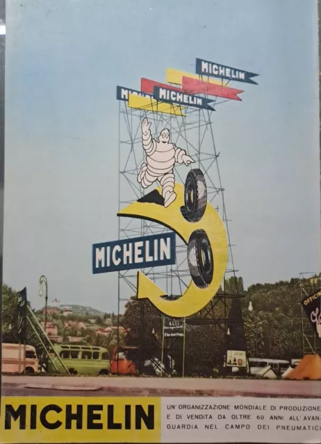 MICHELIN - Rara Pubblicità D'epoca - 1953 - Pneumatici