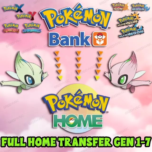 Pokemon Home 957 Gen 1-7 SHINY Living Full Complete Pokedex Rare