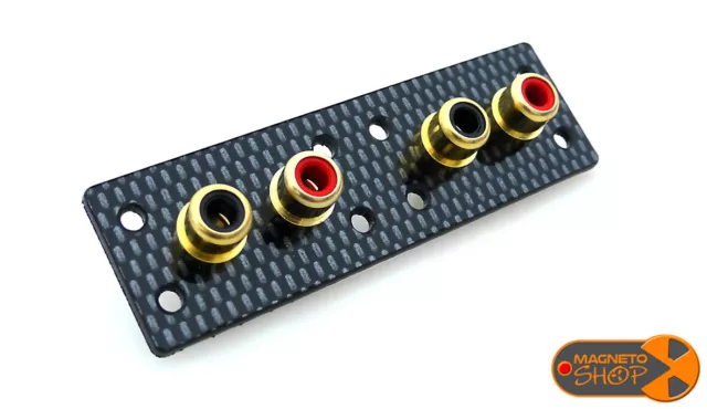 AUX INPUT connection on a Revox B77 connection box