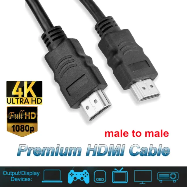 Premium 1.5M HDMI Cable V2.0 Ultra HD 4K 2160p 1080p 3D High Speed Ethernet HEC