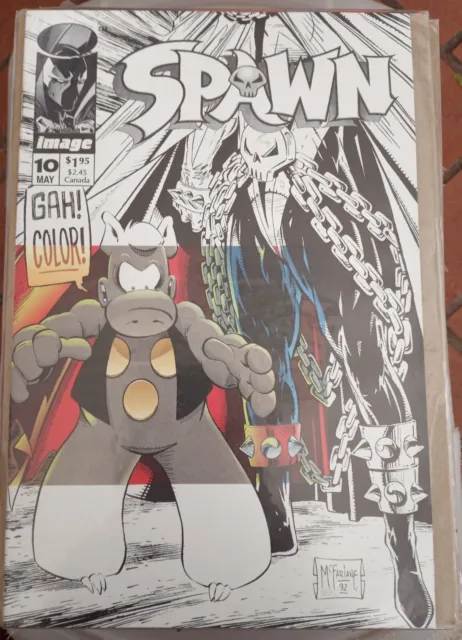 Spawn #10 (May 1993, Image) Cerebus Superman Cameo