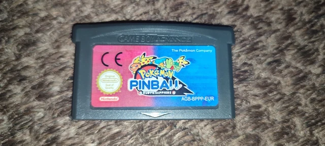 FRANÇAIS Pokemon Pinball rubis saphir Game Boy Advance gba ruby sapphire