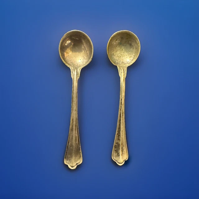 Lot 6 Petites Cuillères à Café Anciennes – Argent 800 – Percées – Couverts
