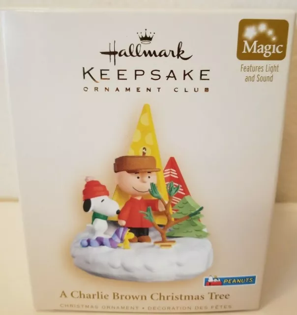 Hallmark 2006 A Charlie Brown Christmas Tree Peanuts Keepsake Ornament; Magic