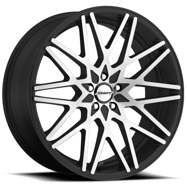 Shift H32 Formula 20x8.5 5x120 +35mm Black/Machined Wheel Rim 20" Inch