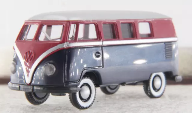 A.S.S VW T1 T1b Bus De Luxe 40 Jahre Transporter Garage 3107 Brekina 1:87 H0 OVP