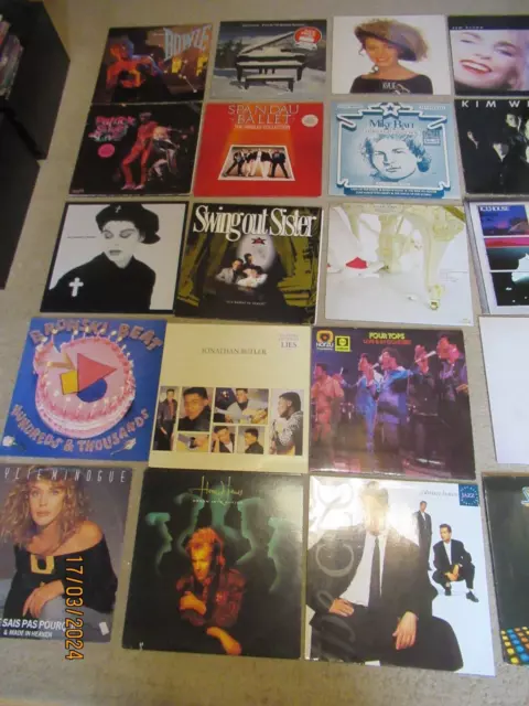 108 x Vinyl  Schallplatten Sammlung, 12" LP,S  Rock - Pop  80er Jahre