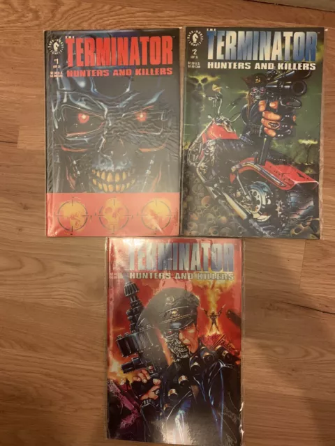 The Terminator Hunters & Killers 1-3 Dark Horse Comics