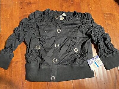Jolt Juniors Girl  Coats & Jackets XL Ruffle  Sleeves Black