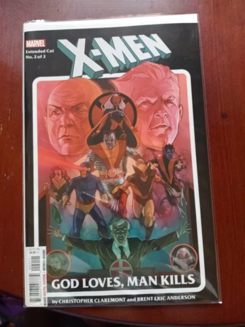 X-Men God Loves Man Kills Extended Cut #2 MARVEL BAGGED BOARDED