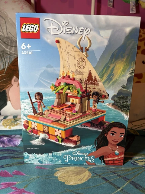 LEGO DISNEY PRINCESS Moana Wayfinding Boat Set 43210 Retired New And ...
