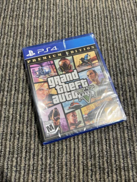 GRAND THEFT AUTO V Premium Edition GTA 5 PS4 PlayStation 4, New Factory