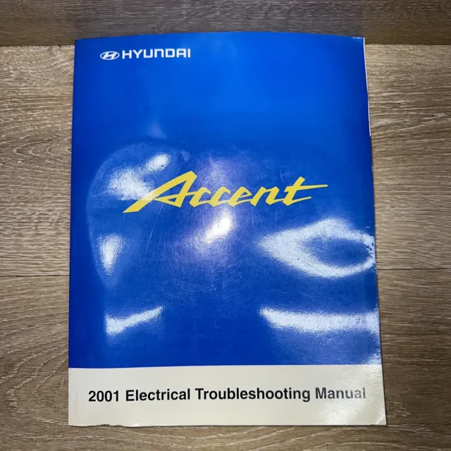 2001 Hyundai Sonata Electrical Troubleshooting Manual Original OEM Book