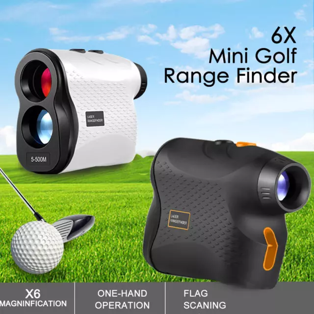 Golf Laser Range Finder Hunting Rangefinder Flagpole Distance Height Speed 500M