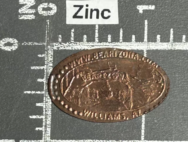 Bearizona Wildlife Park Williams Arizona AZ Elongated Pressed Smashed Coin Penny