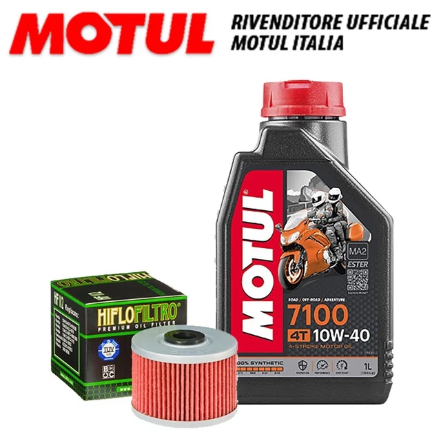 KIT TAGLIANDO OLIO Motul 5100 10W40 Filtro Kawasaki Vn 1700 Vulcan