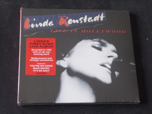 Linda Ronstadt - Live In Hollywood NEW SEALED CD 2019 YOU'RE NO GOOD BLUE BAYOU