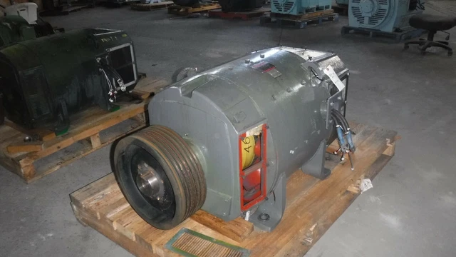 300 HP General Electric DC Electric Motor 2500 RPM Fr 506AY DPFVBB 500 V EOK