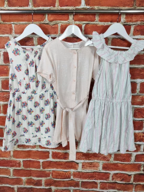 Girls Bundle Age 6-7 Years Fatface Boden M&S Summer Dress Playsuit Kids 122Cm