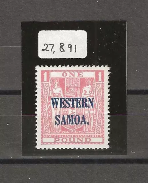 WESTERN SAMOA 1935/42 SG 192 MINT Cat £60. CERT