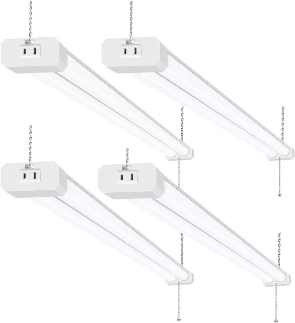 4FT LED Shop Light Linkable Utility Garage Lights 42W 5000K Daylight Bright Whit